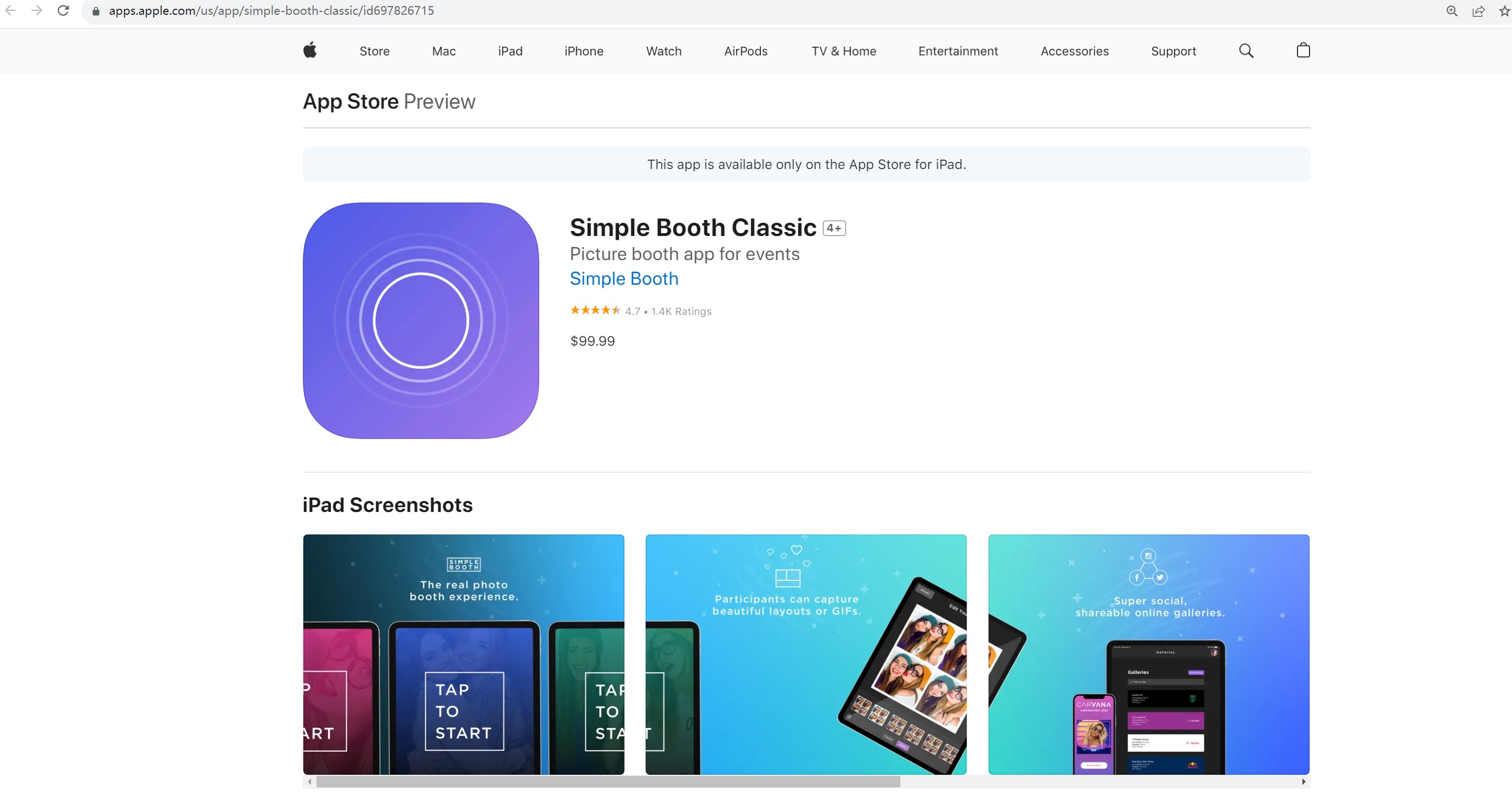 Simple booth classic best photo booth app